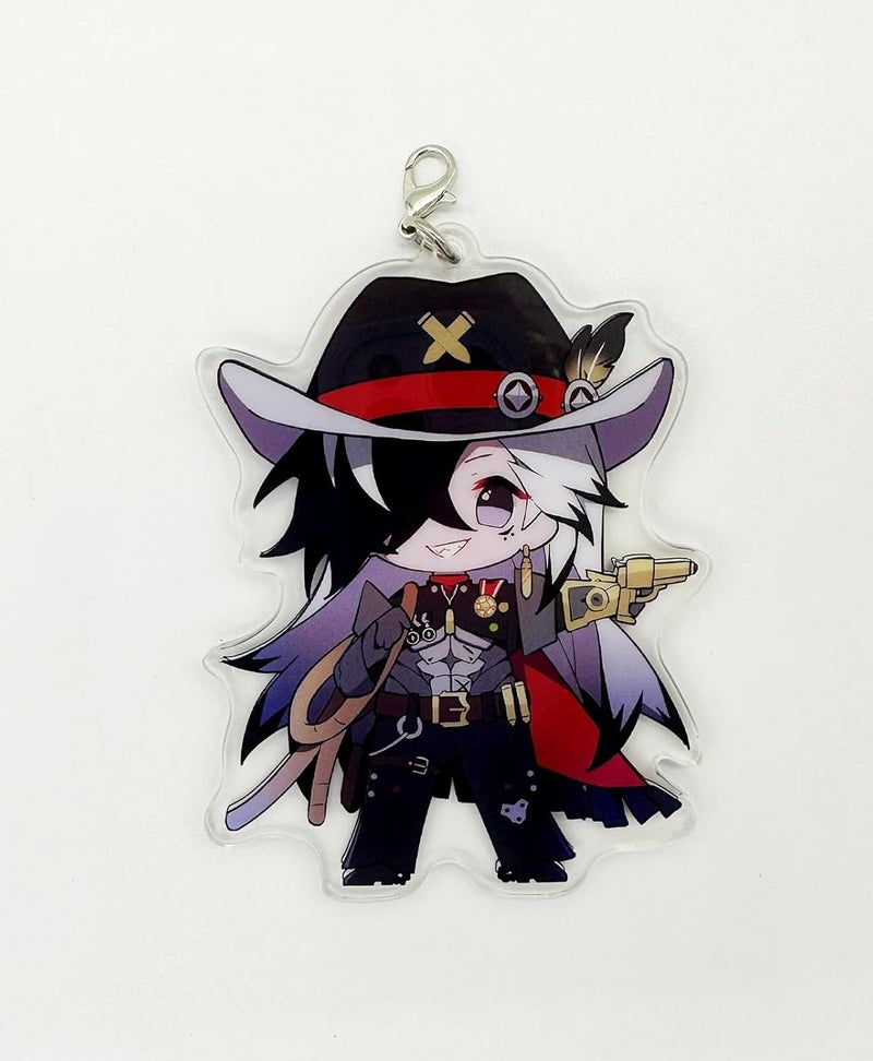 YJacuing Honkai: Star Rail Chibi Cute Acrylic Stand Figure Keychain - Image 3